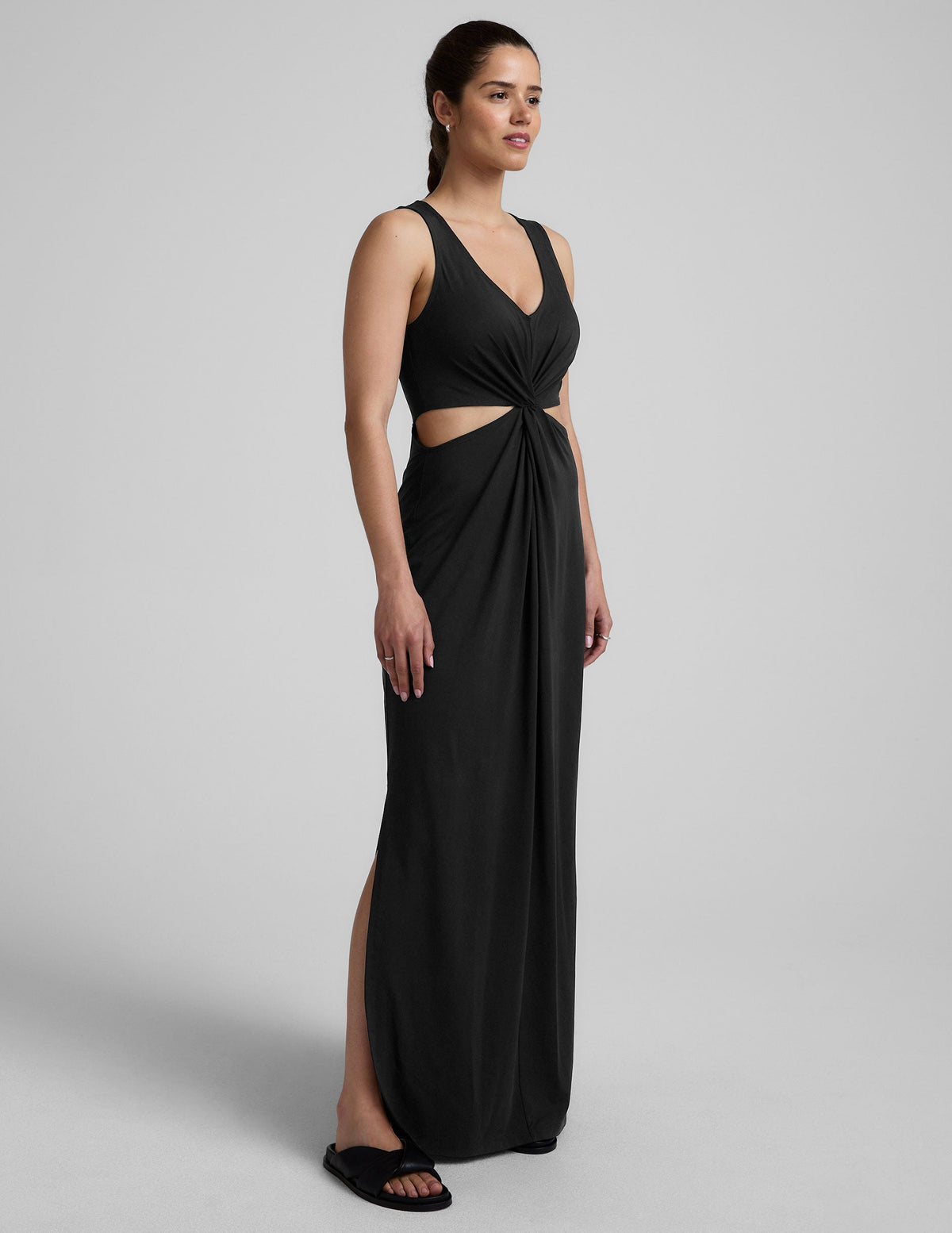 Maxi Around The World Front Twist Dress