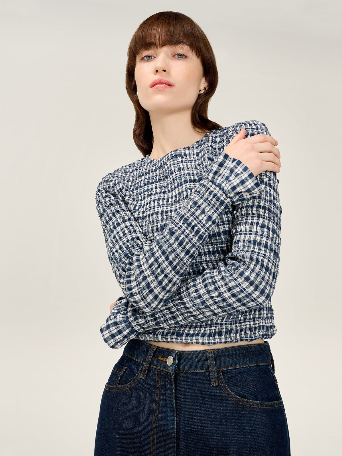 Gianna Check Top