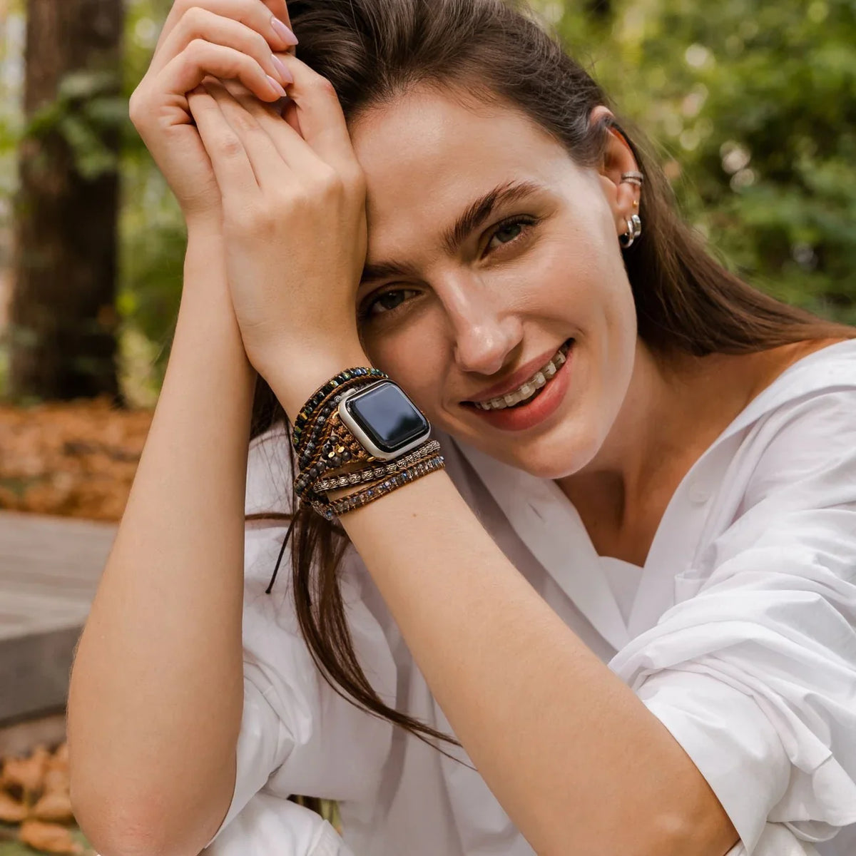 Beaded Apple Watch bands