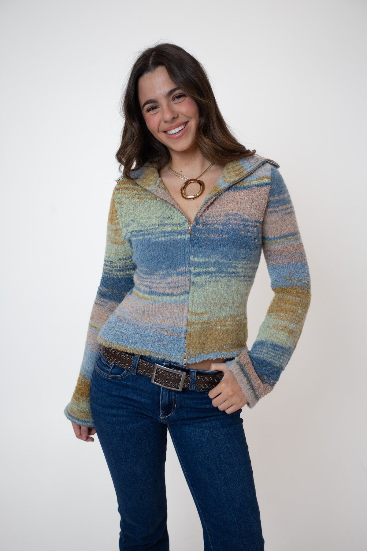 Skye Sweater in Baby Blue