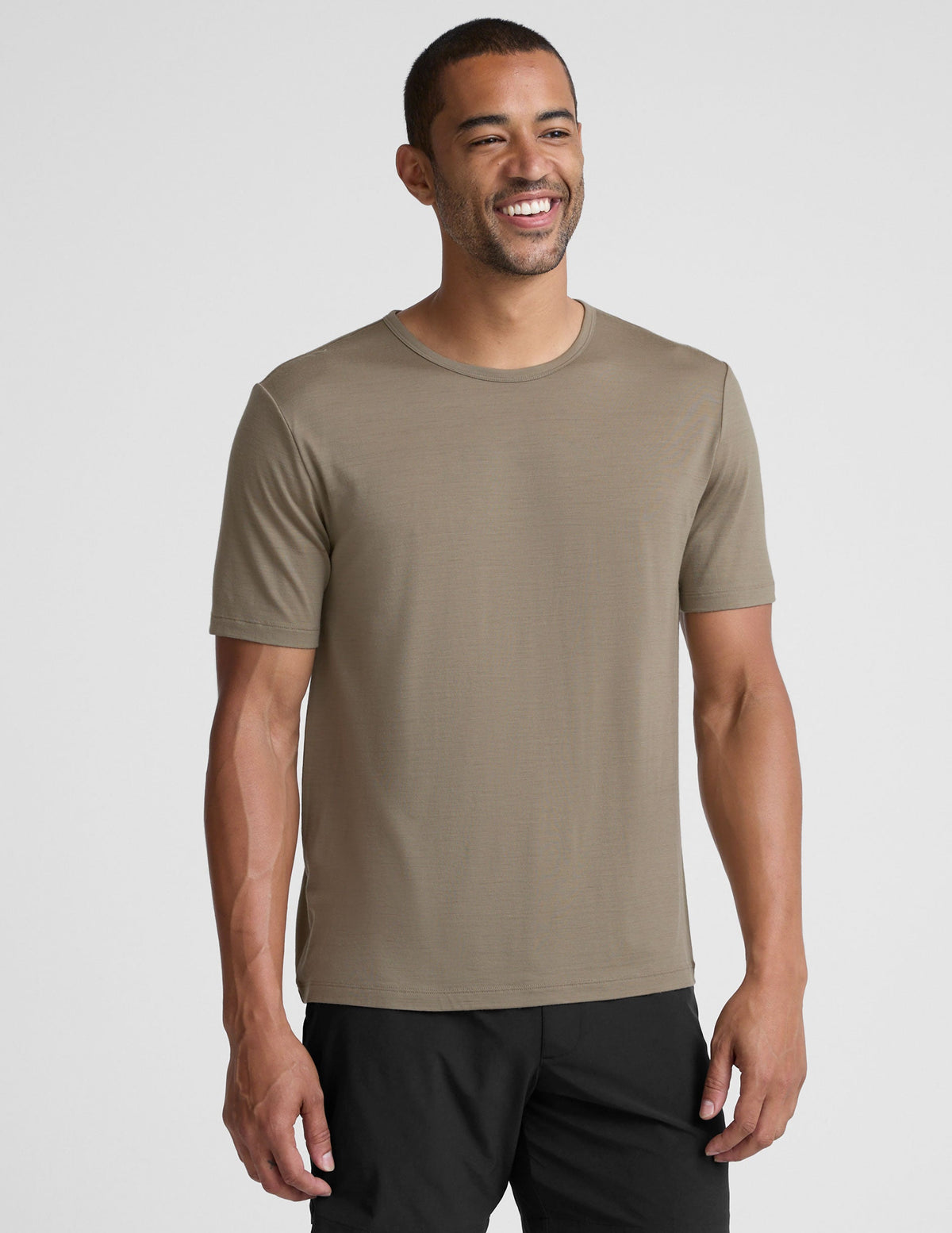 Merino Wool Men's Short Sleeve Crew