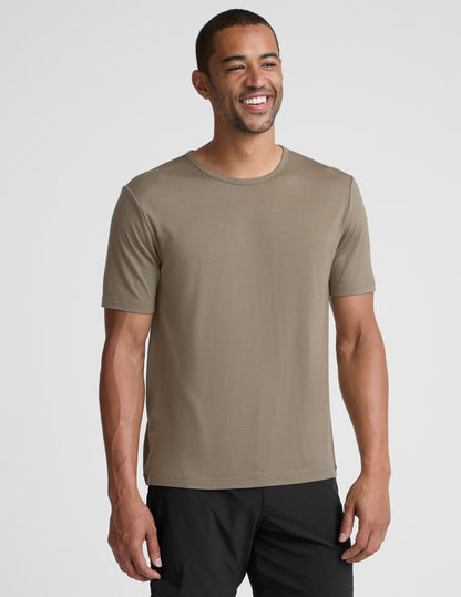Merino Wool Men's Short Sleeve Crew