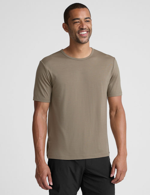Merino Wool Men's Short Sleeve Crew