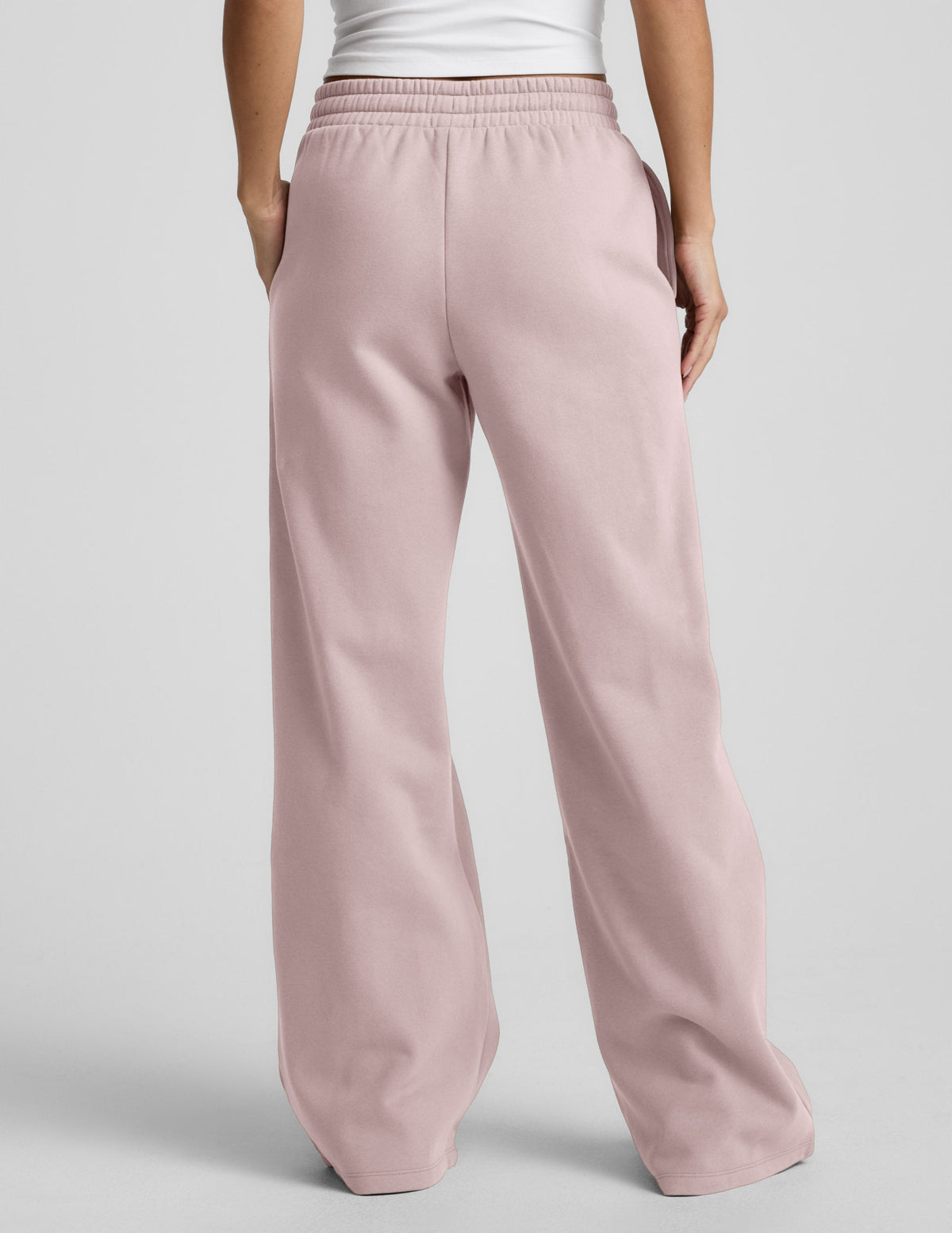 LuxeFleece™ Pintuck Wide Leg Pant