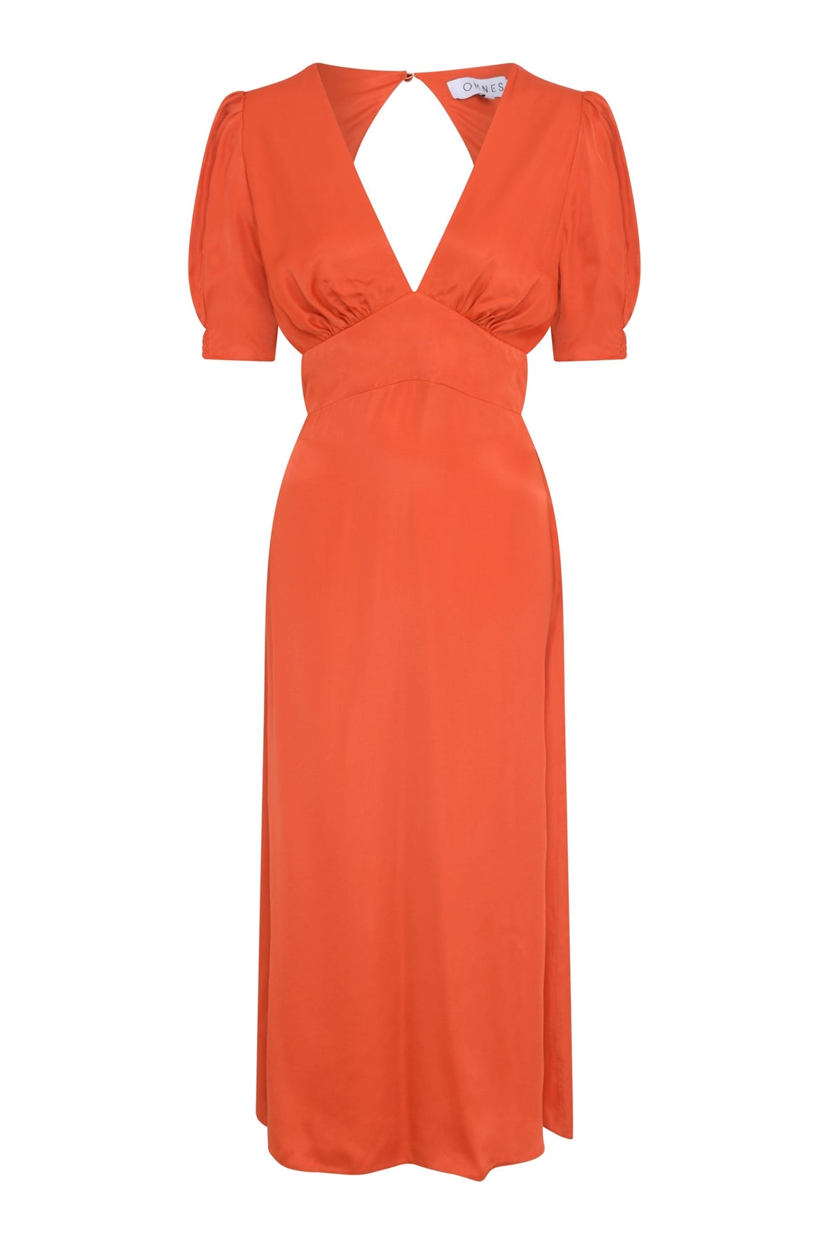 Odette Dress in Burnt Orange
