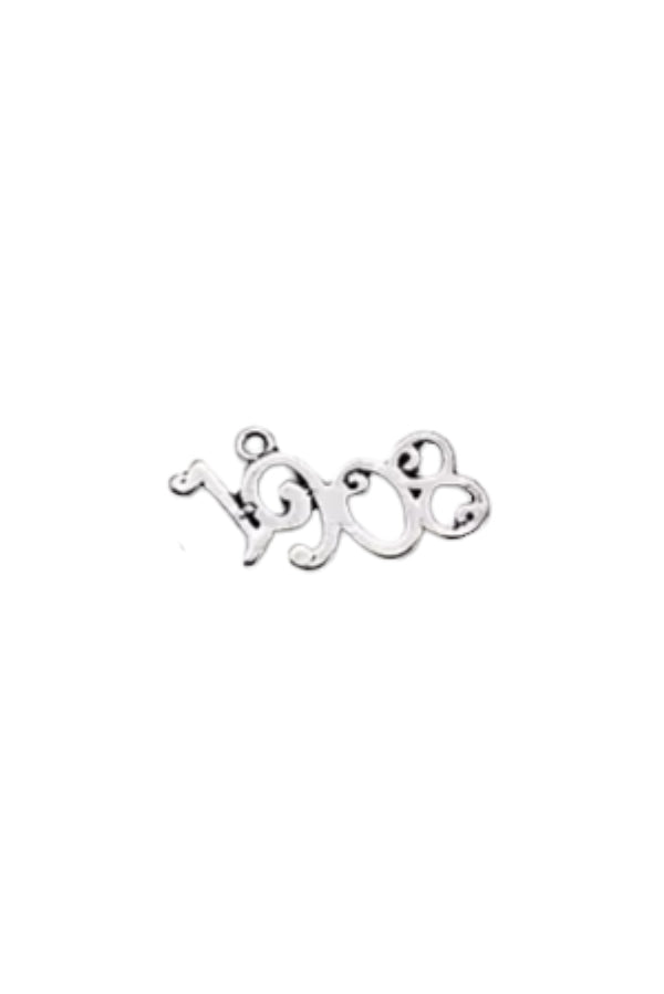 The Silver 1908 Charm