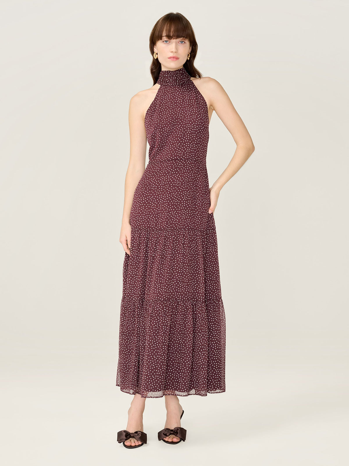 Romeo Dress in Chocolate