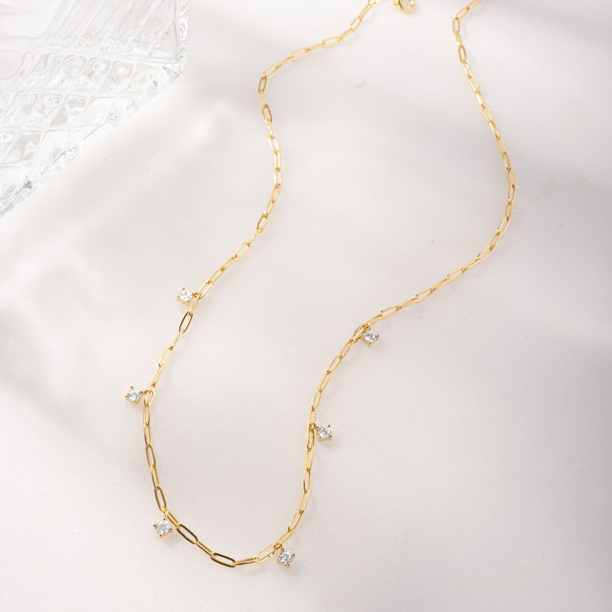 Paperclip Charm Necklace