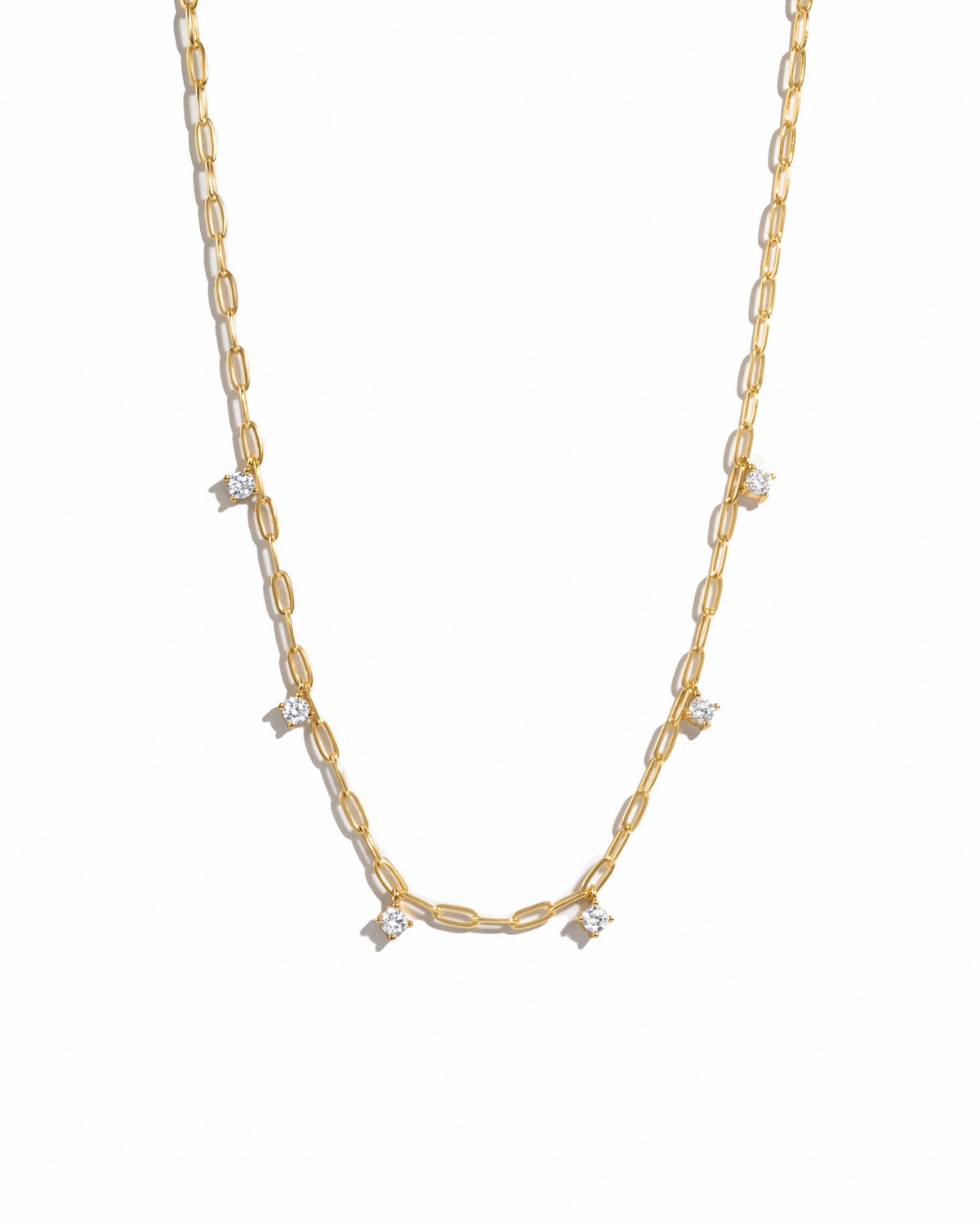 Paperclip Charm Necklace