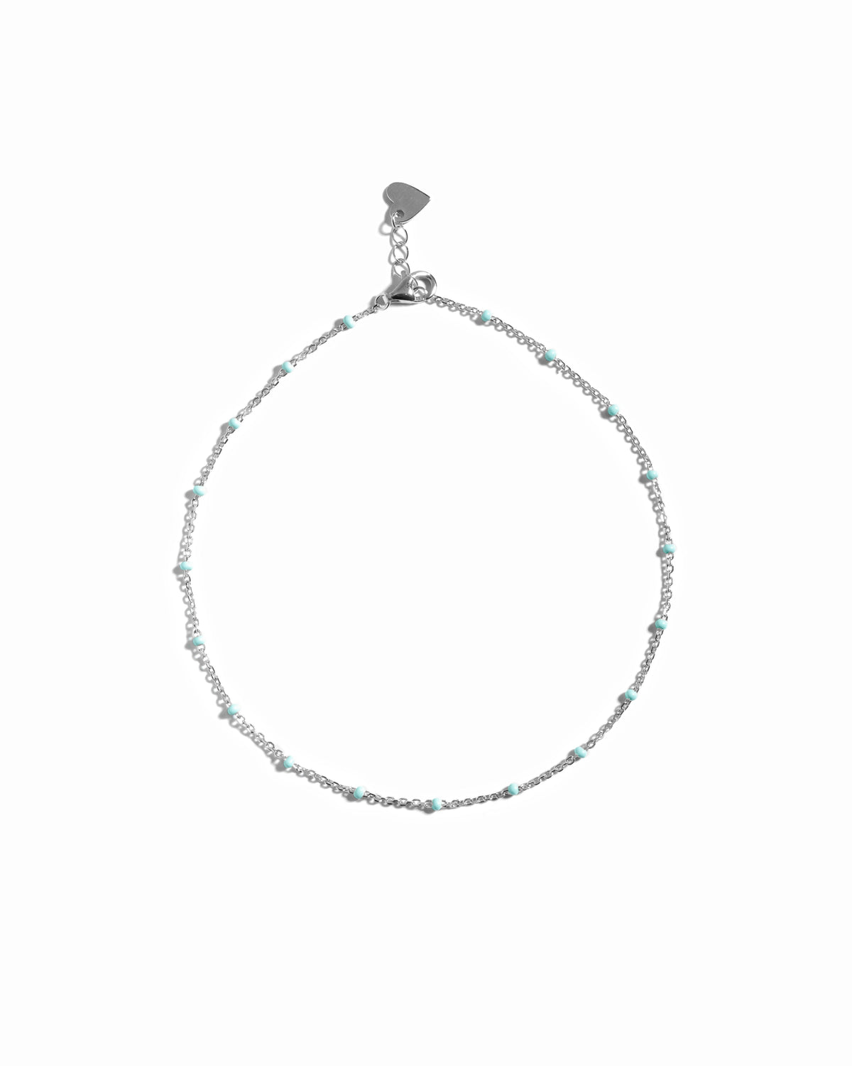 Turquoise Beaded Anklet