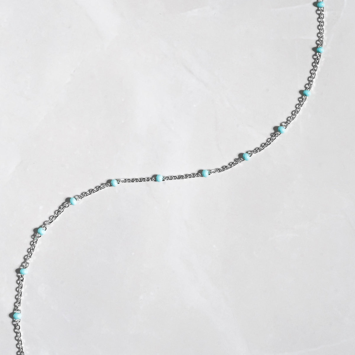 Turquoise Beaded Anklet