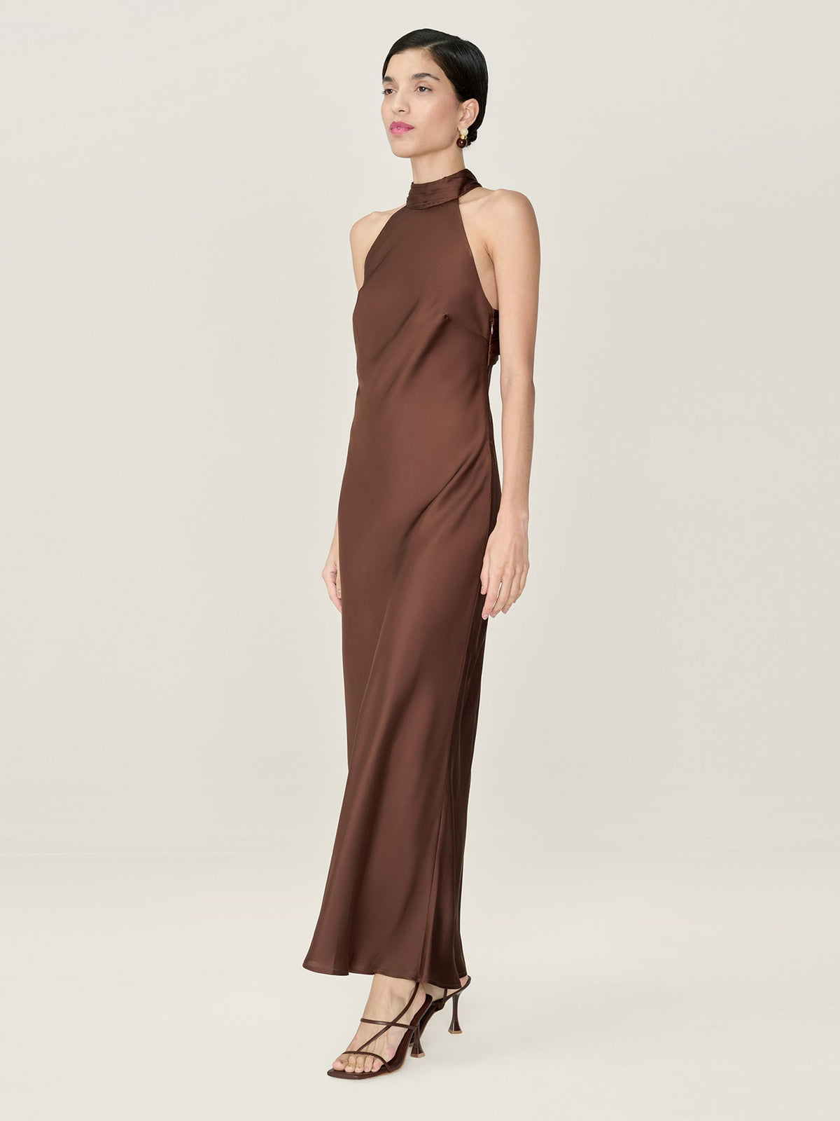 Seychelles Dress in Chocolate