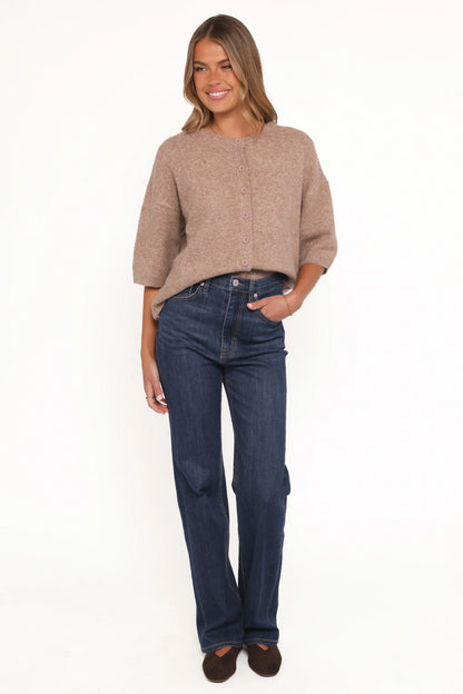 Lilith Knit Top - Mocha