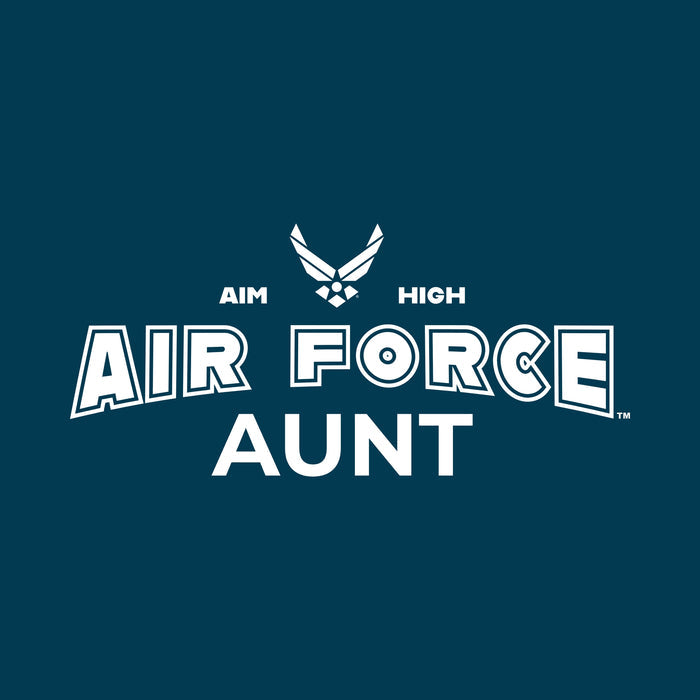 Air Force Aunt Women's Crewneck (Blue)