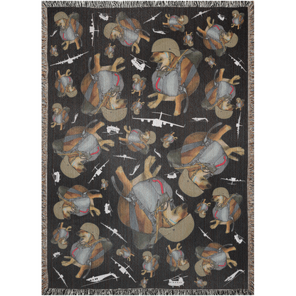 Airborne Cheems Woven Blanket