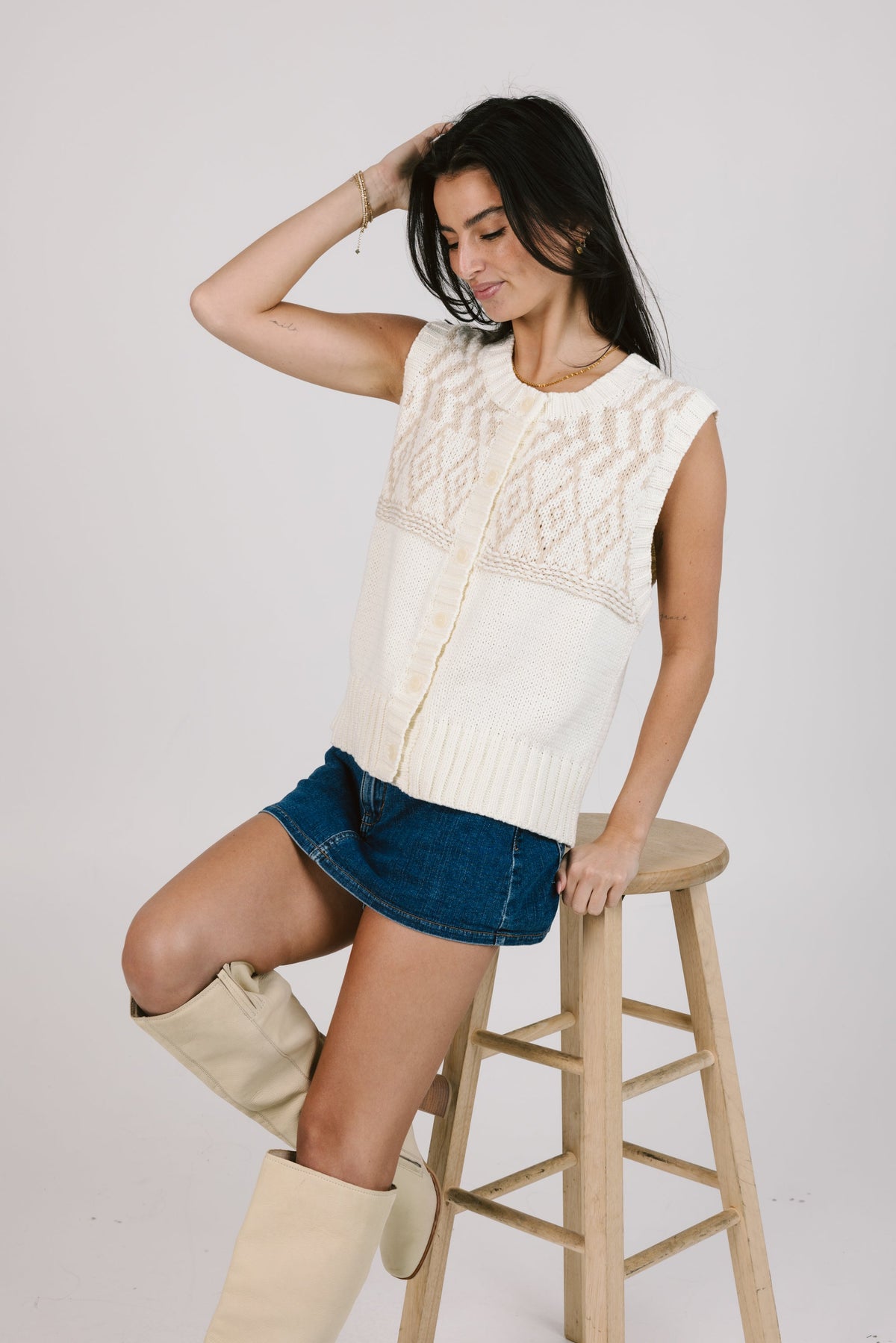 Illy Top in Oatmeal