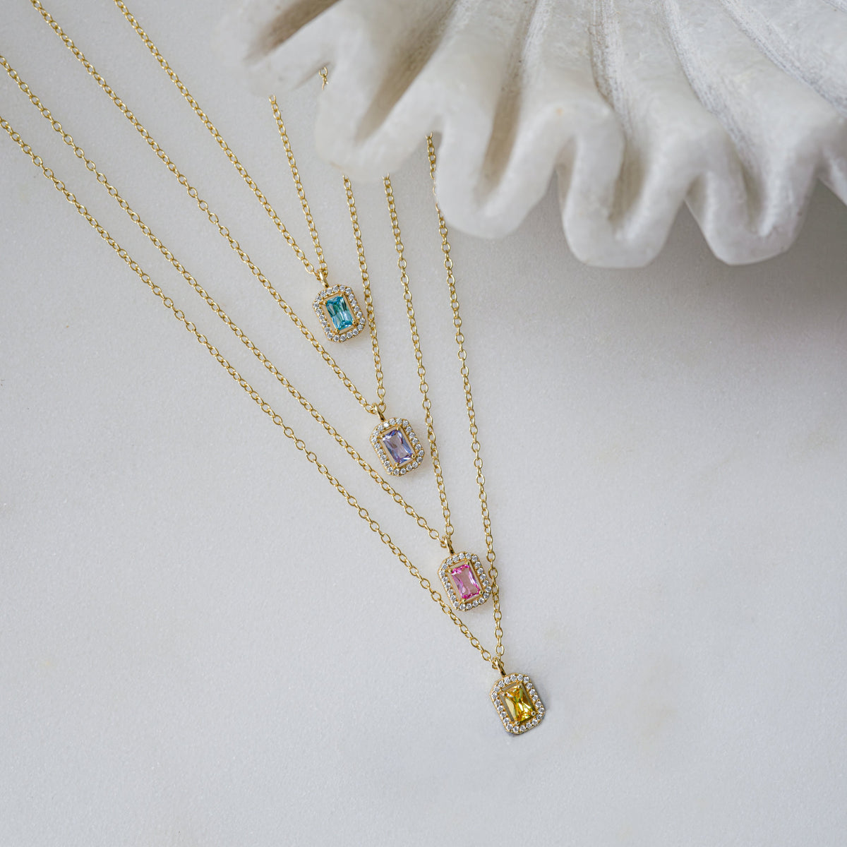 Baguette Necklace
