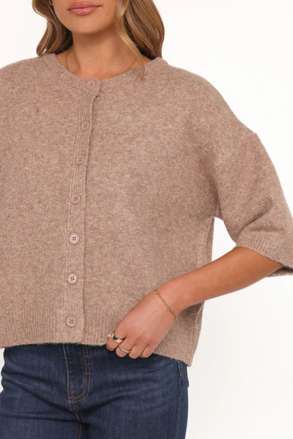 Lilith Knit Top - Mocha