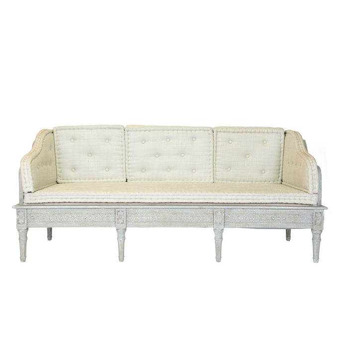 Babette Heather Linen Tufted Sofa