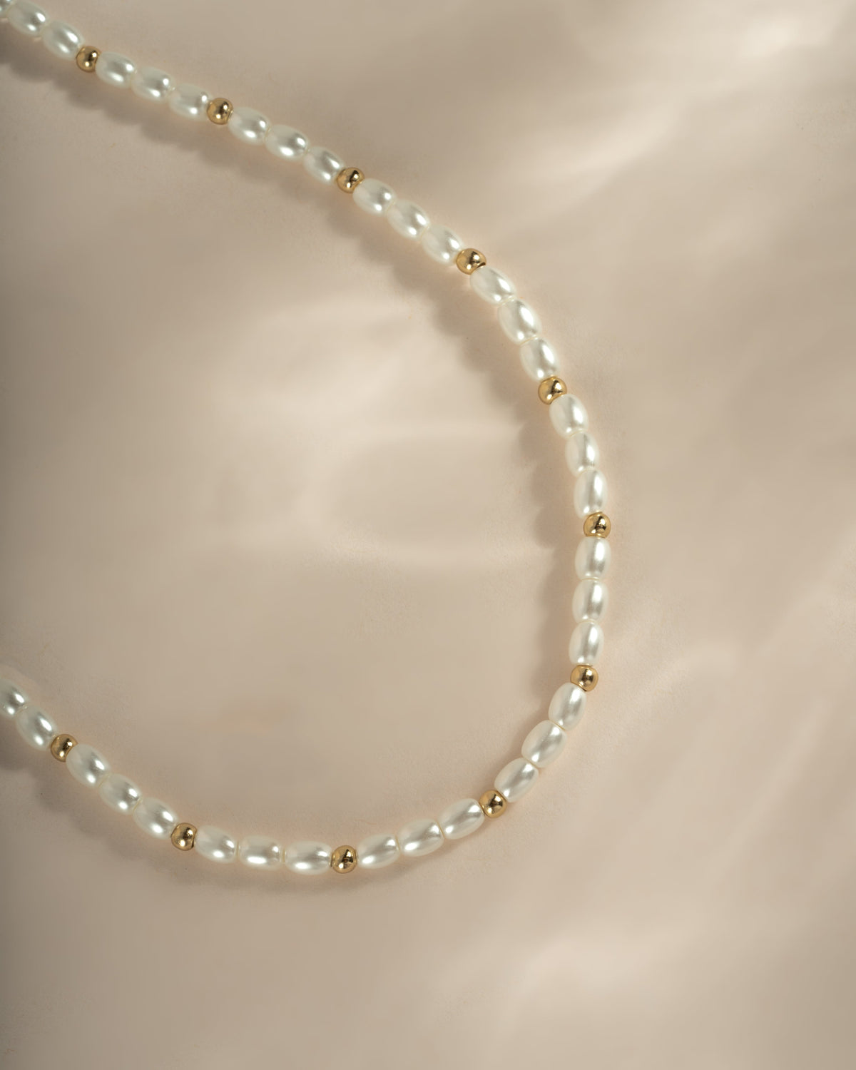 Beaded Pearl Necklace