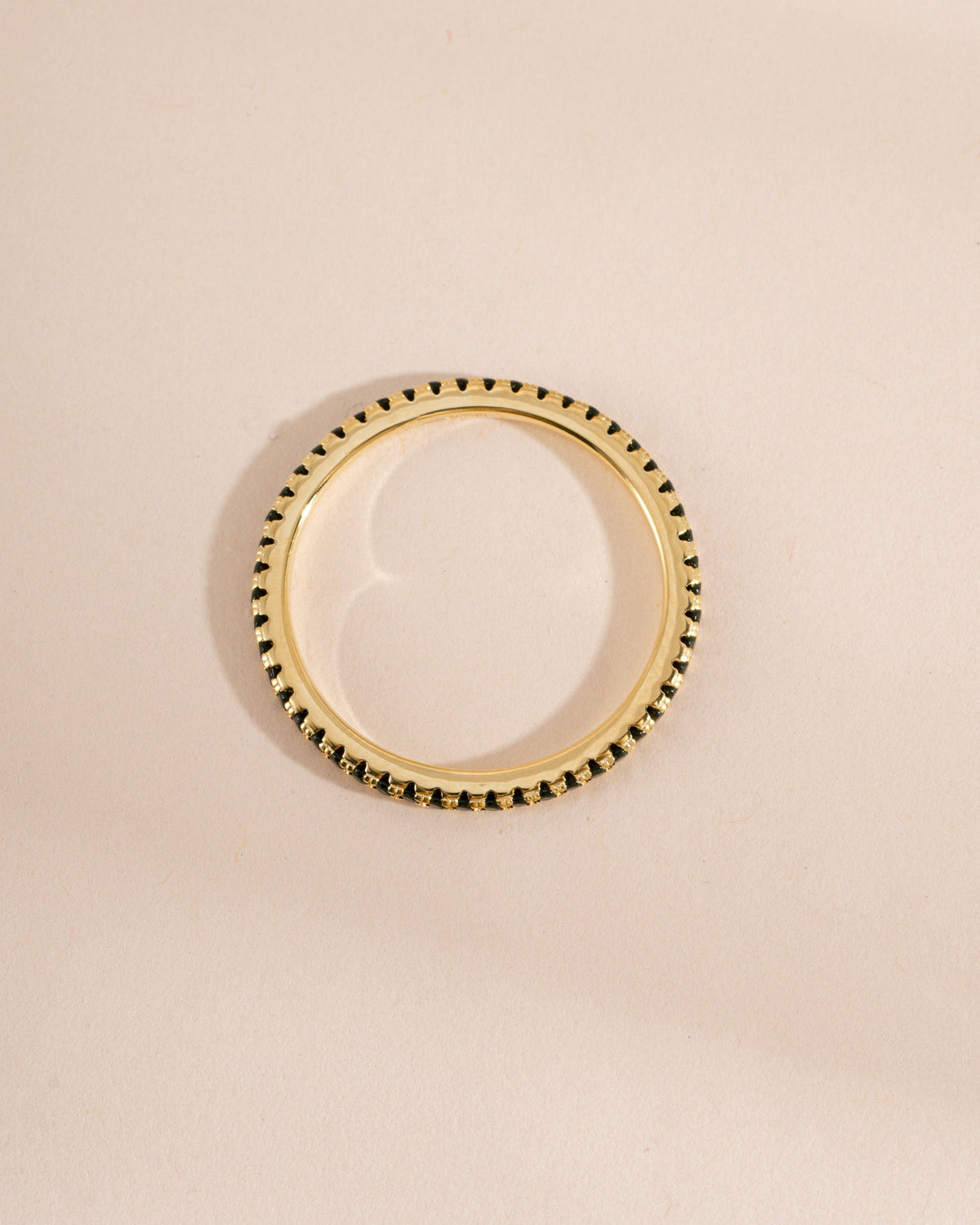 Black CZ Eternity Ring