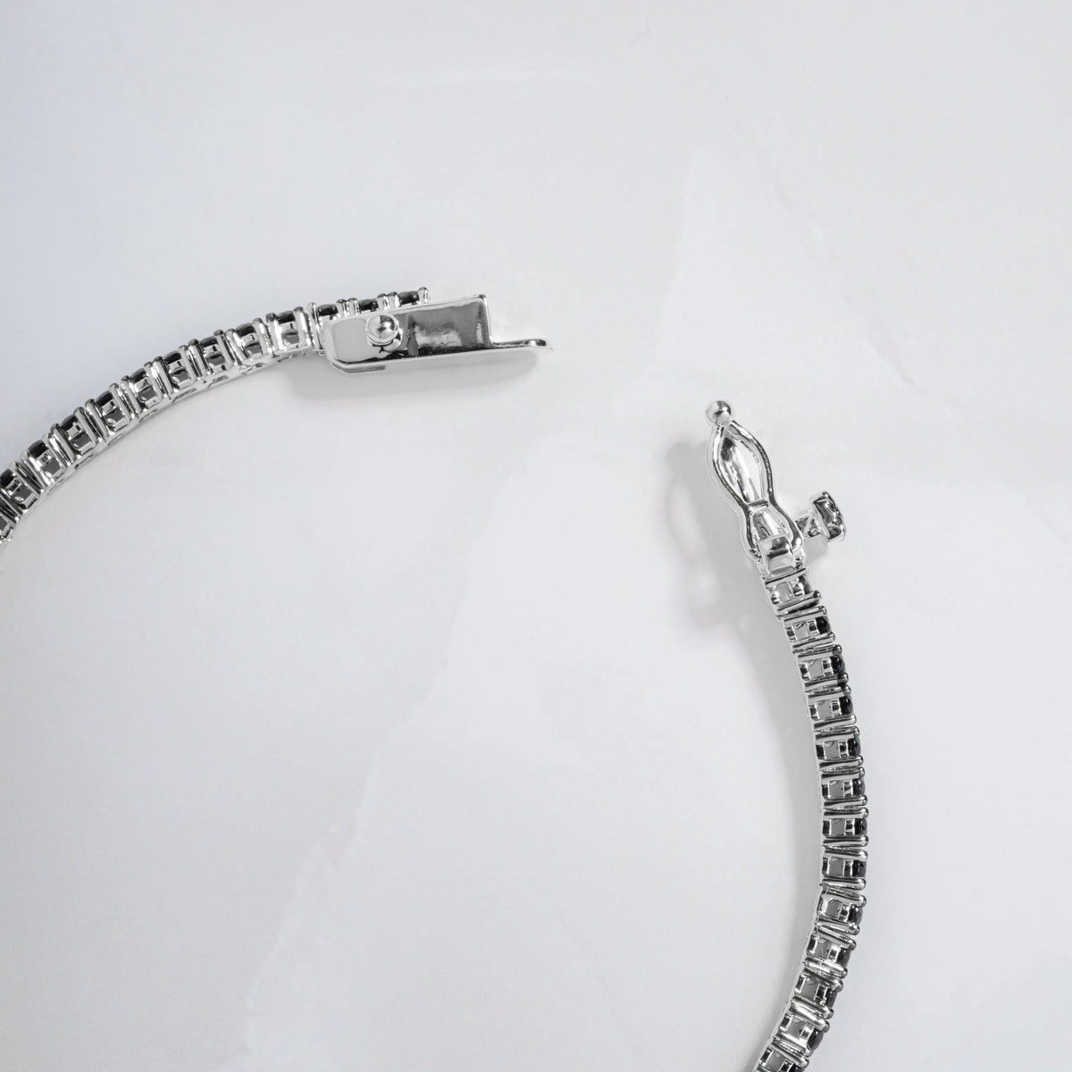 Black Tennis Bracelet