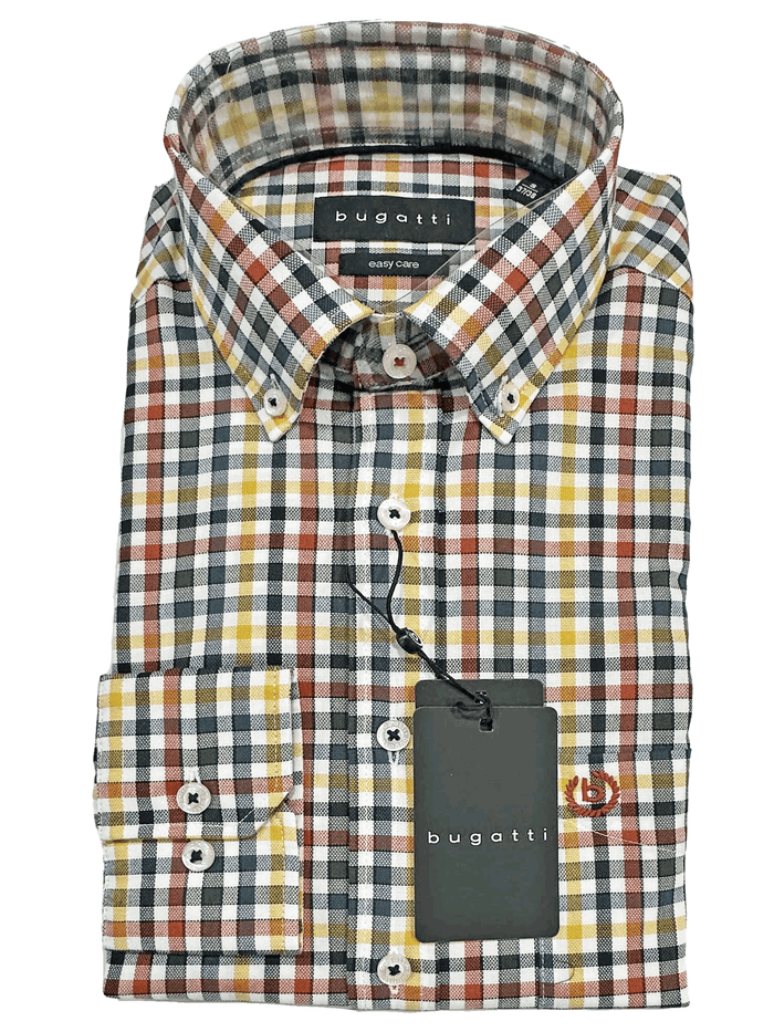 Bugatti L/S Shirt - 58411A - 140 - Harrys for Menswear
