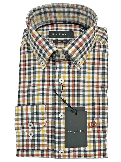 Bugatti L/S Shirt - 58411A - 140 - Harrys for Menswear