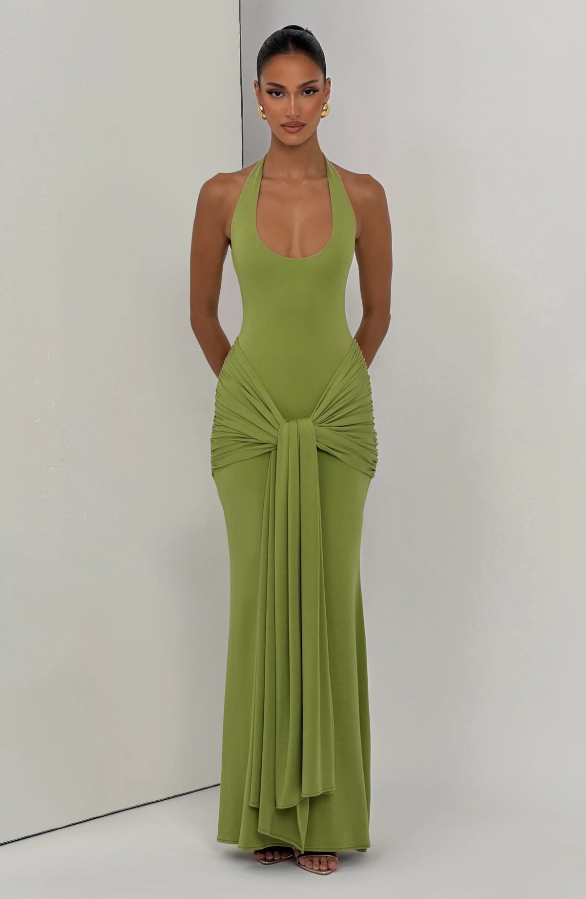 Veneda Maxi Dress - Olive