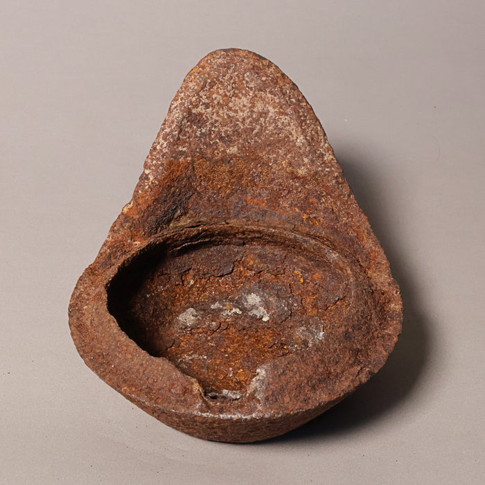 China, Qing Dynasty, Cast Iron Oil Lamp - c. 1800s CE - Imperial China