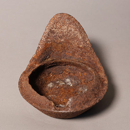 China, Qing Dynasty, Cast Iron Oil Lamp - c. 1800s CE - Imperial China