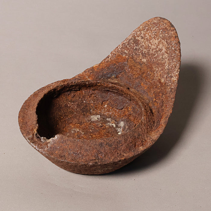China, Qing Dynasty, Cast Iron Oil Lamp - c. 1800s CE - Imperial China
