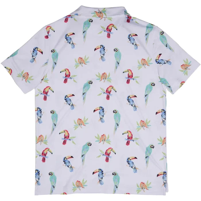 Chubbies Kids' Dude Where's Macaw Polo