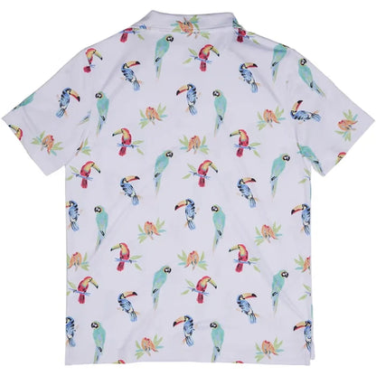 Chubbies Kids' Dude Where's Macaw Polo