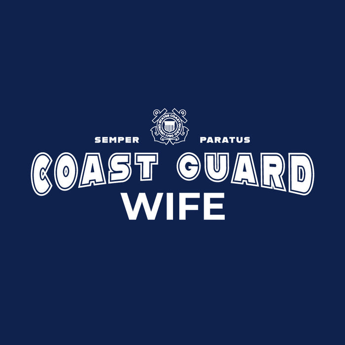 Coast Guard Wife T-Shirt (Navy)