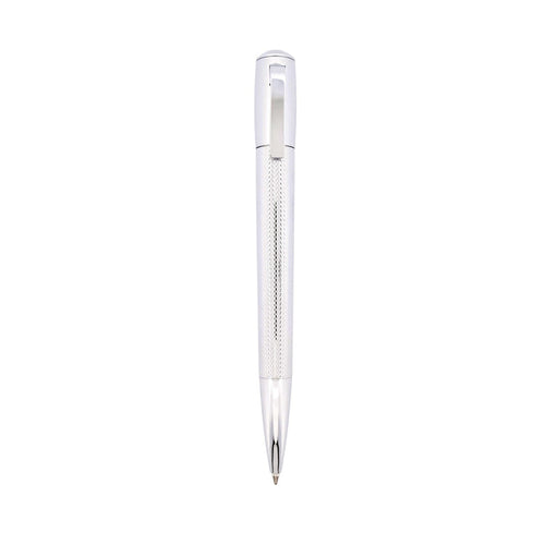 Cudworth White Textured Ballpoint Pen