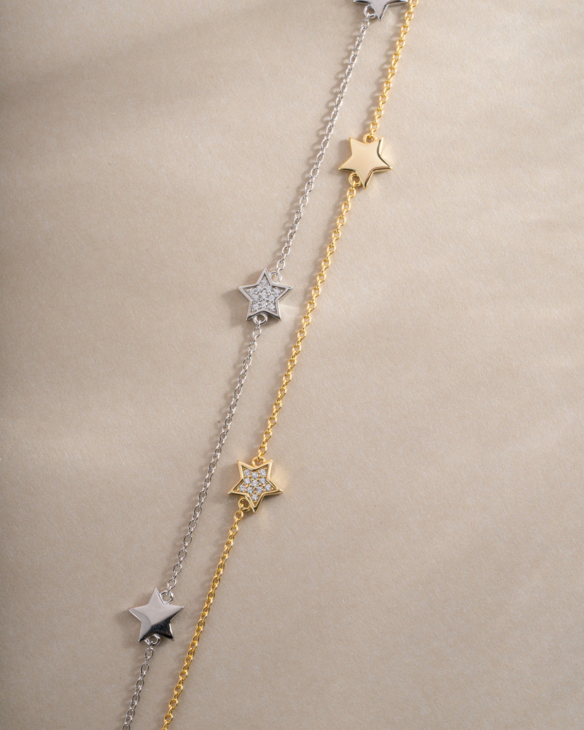 CZ Star Collar Necklace