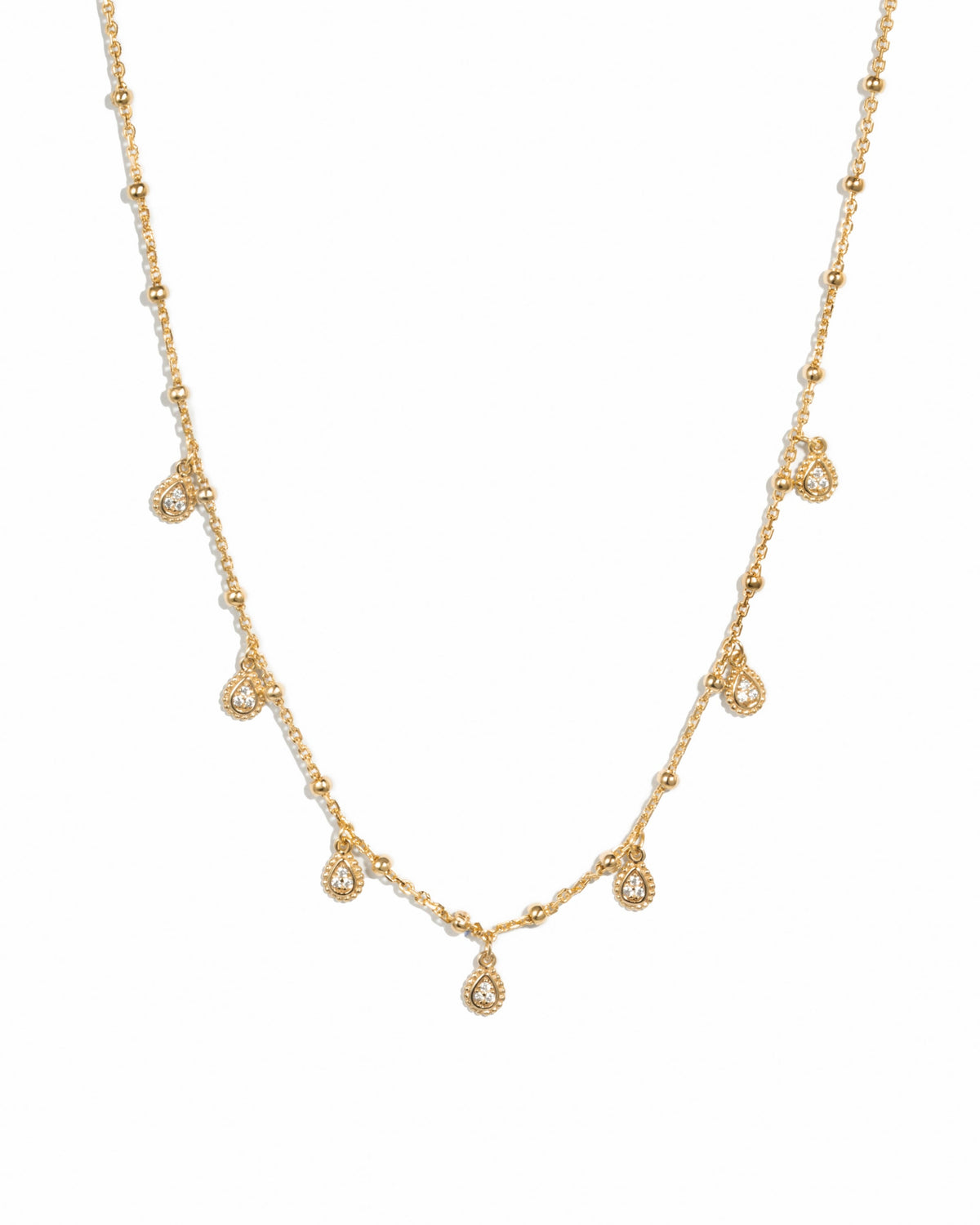 Dangling Tear Drop Necklace