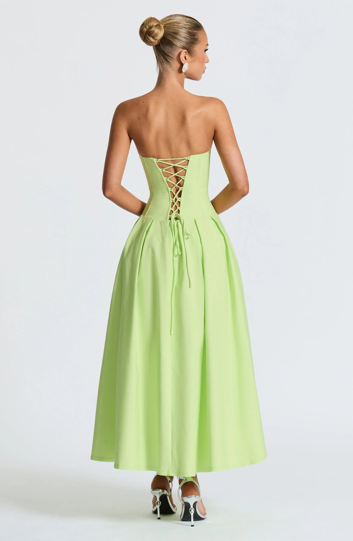 Salma Midi Dress - Lime