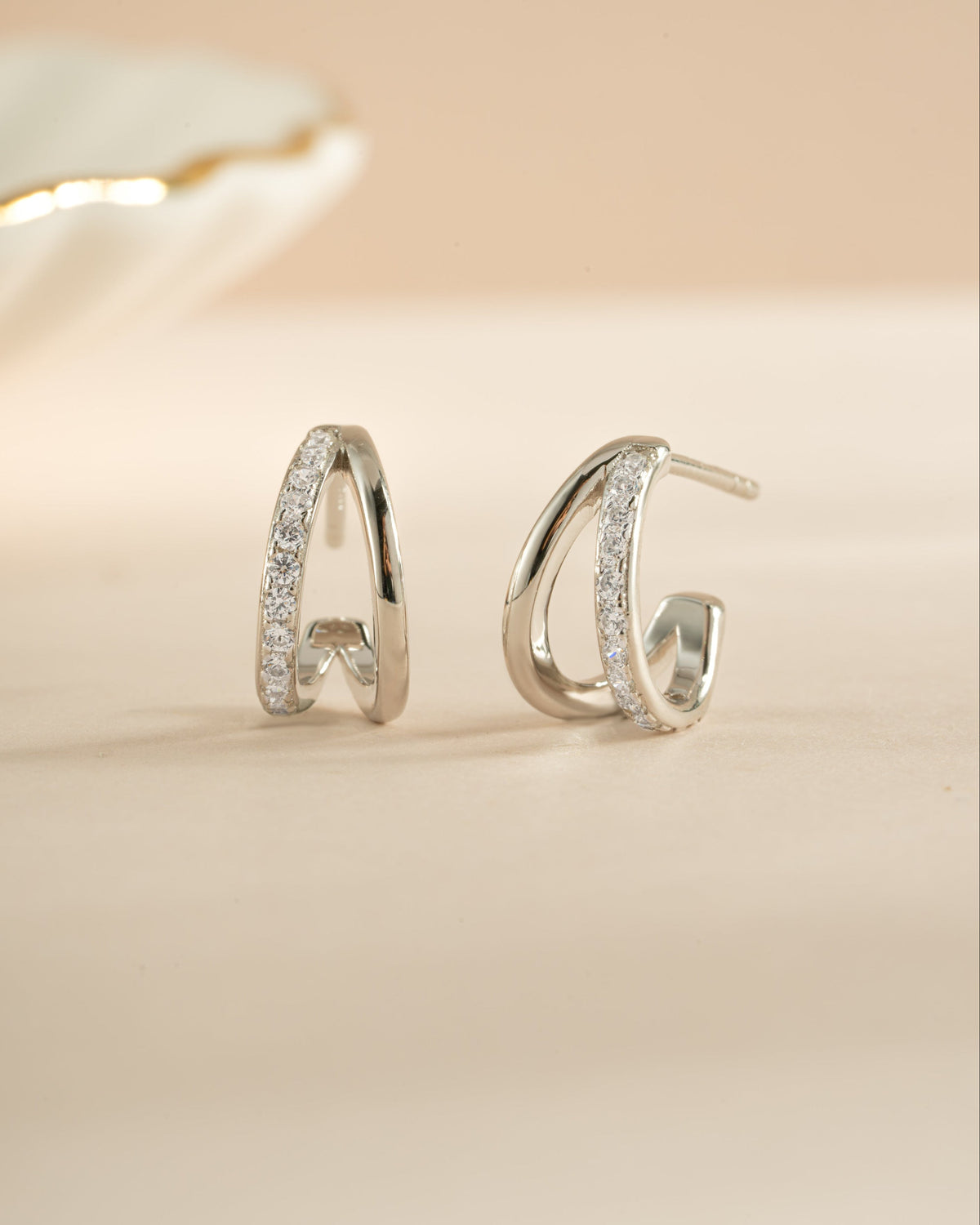 Double Diamond Hoops