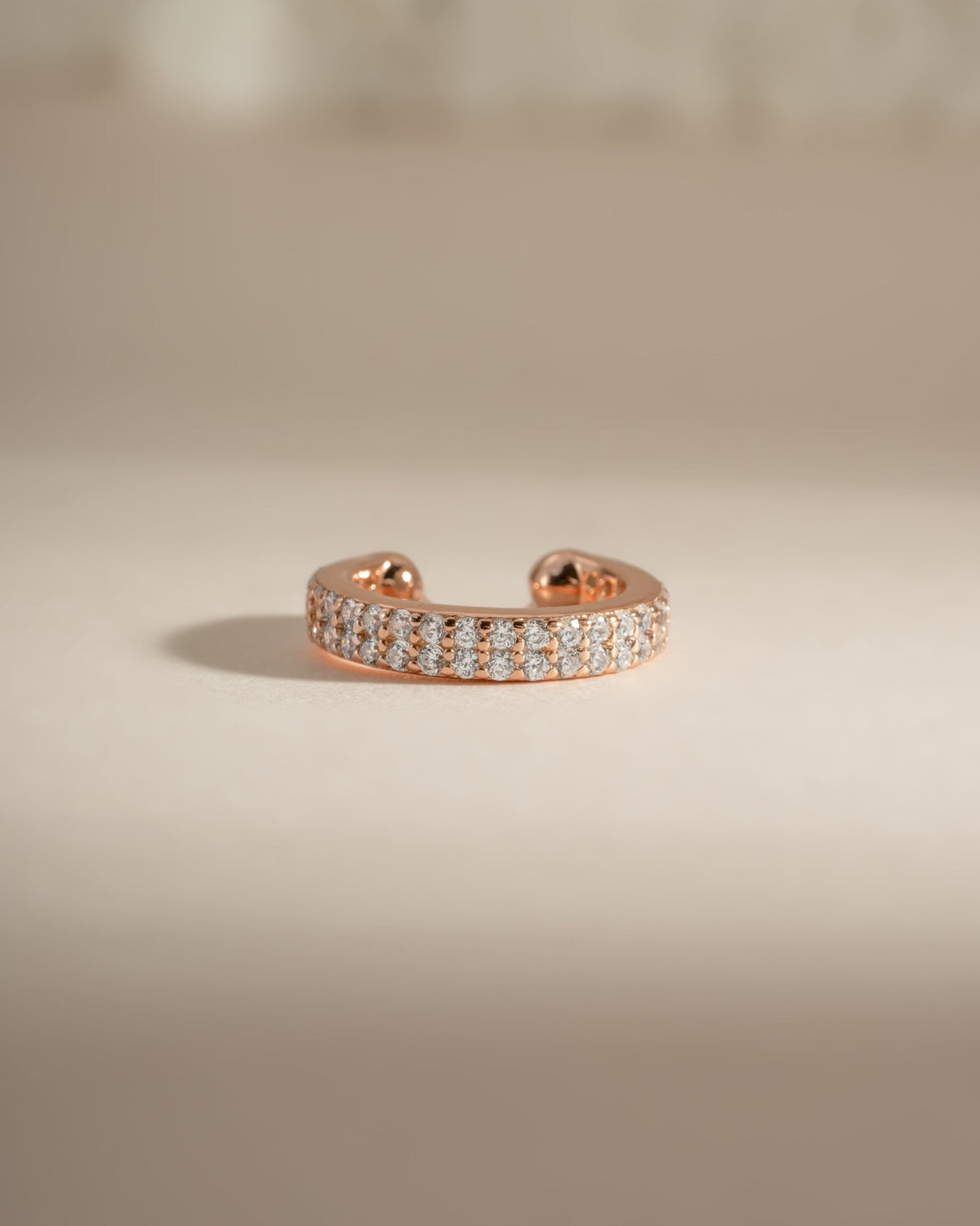 Double Row CZ Ear Cuff