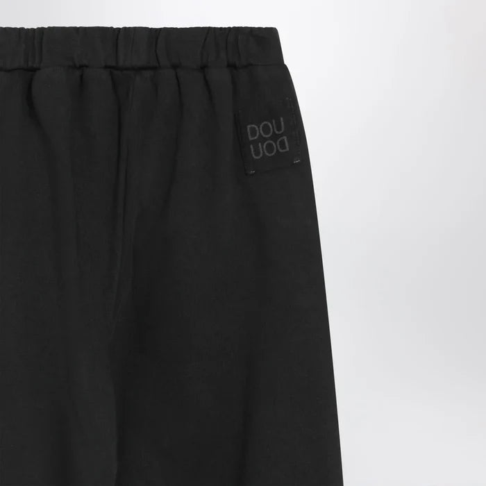 Douuod - Jogging trousers in black cotton