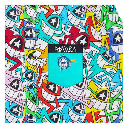 El Pez Smile Long Sleeve Button Up Shirt