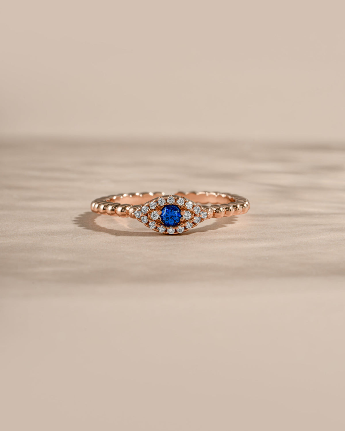 Adjustable Evil Eye Ring