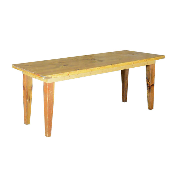 Farm Golden Oak Banquet Table - 6' x 30"