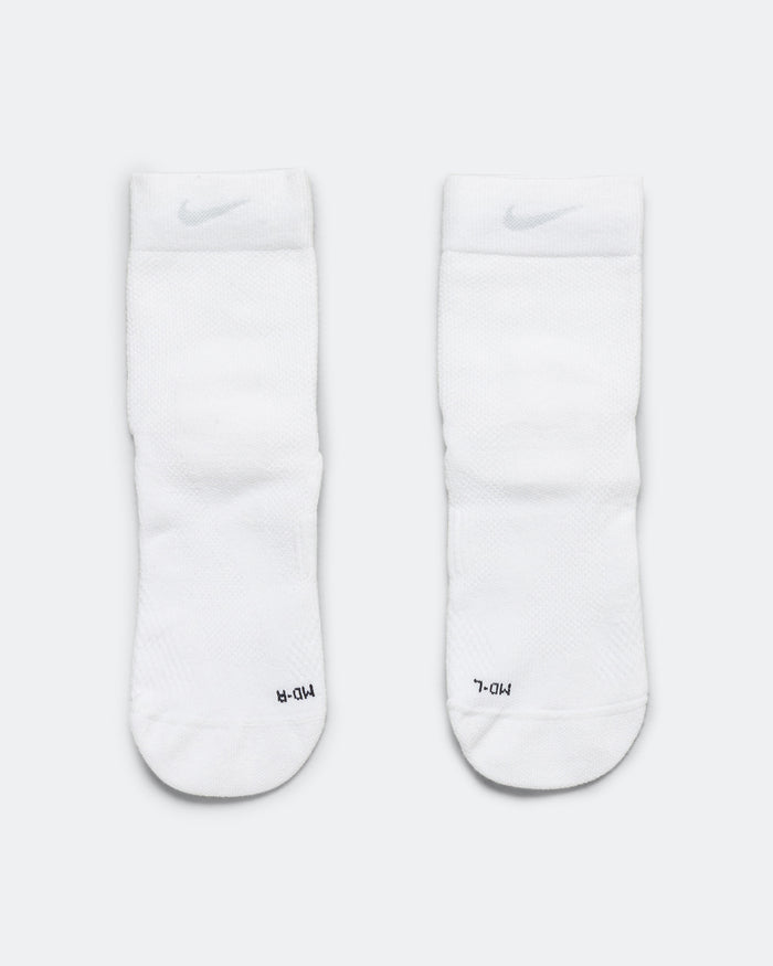 Fast Lightweight Micro Crew Sock - White