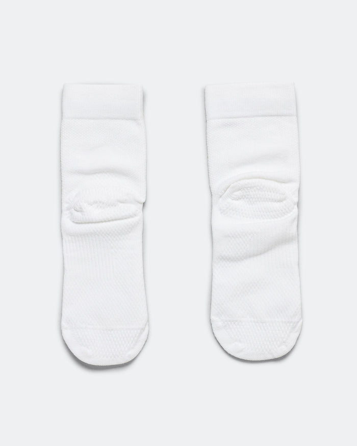 Fast Lightweight Micro Crew Sock - White