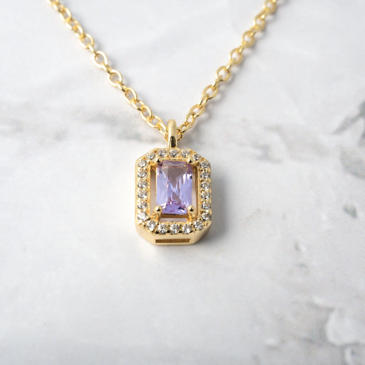 Baguette Necklace