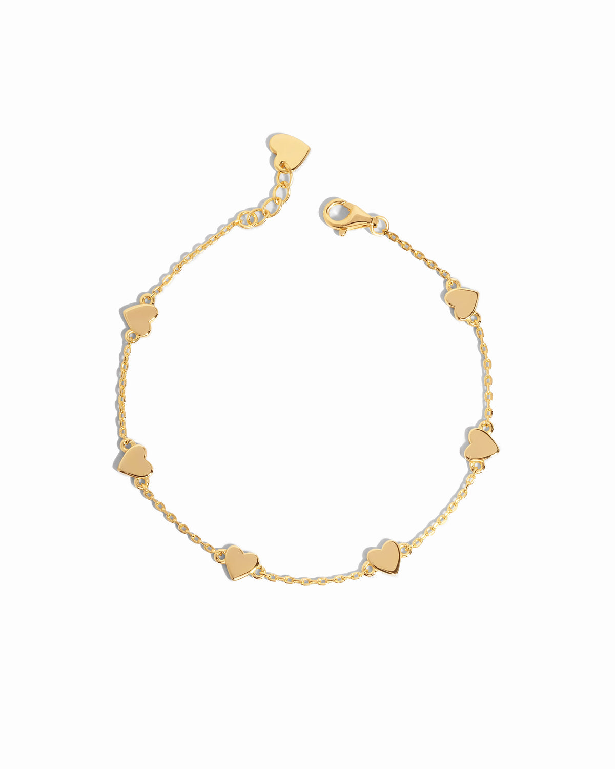 Heart Charm Bracelet