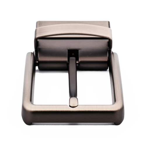 Gun Metal Reversible Belt Buckle